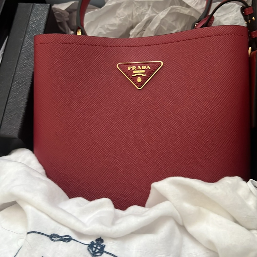 Prada Red Leather Handbag - Picture 3 of 3